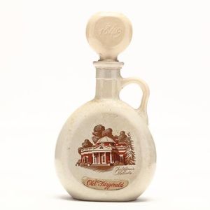 Vintage Old Fitzgerald Kentucky Straight Bourbon Whiskey Monticello Decanter